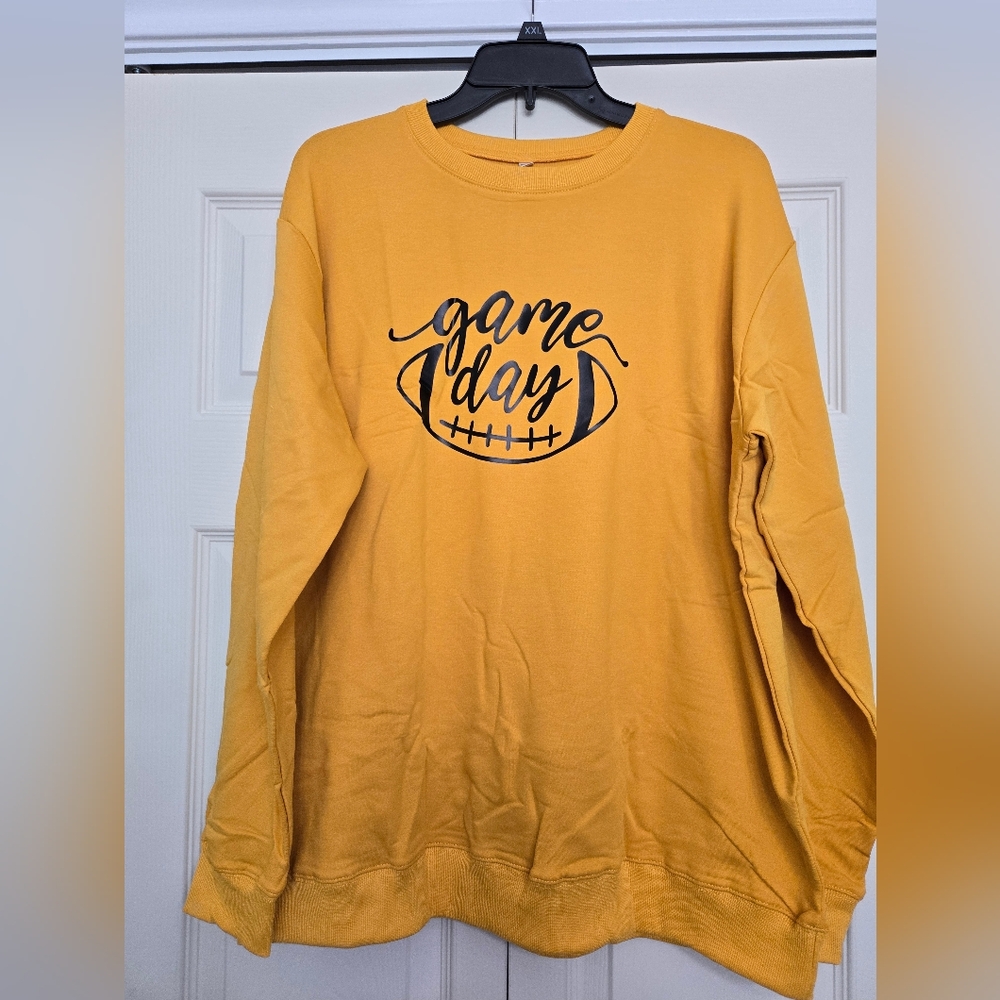 Golden Yellow Game Day Crewneck.
